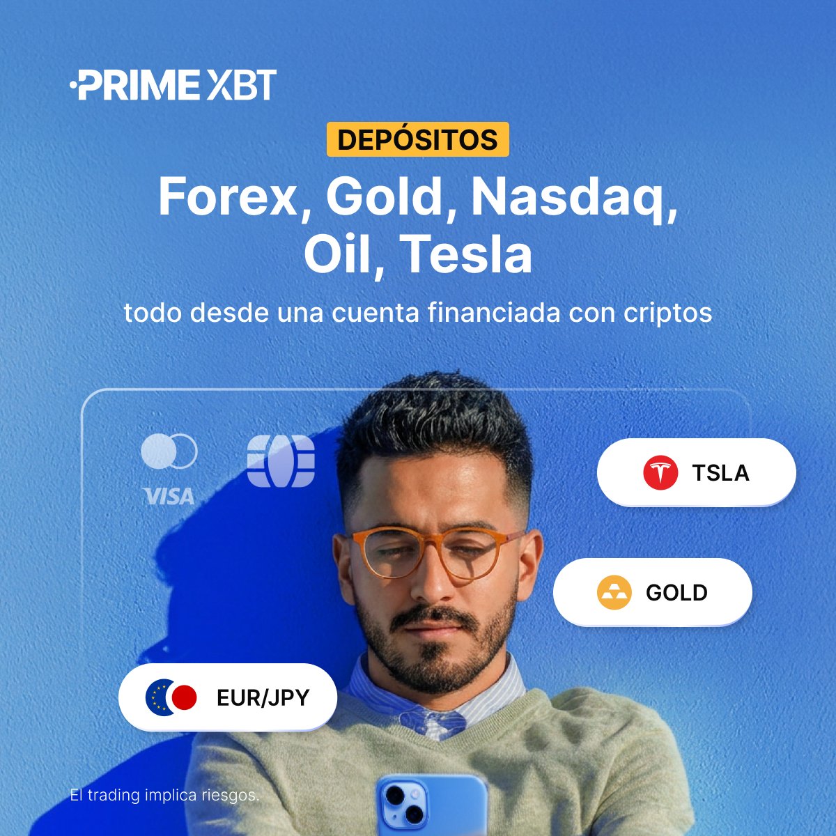 PrimexbtES's tweet photo. 🌍 Un solo depósito. Mercados ilimitados.
Recarga tu cuenta con #criptos y tradea más allá de ellas, desde #Forex y #commodities hasta #índices y #acciones. Todo desde una sola cuenta, sin necesidad de fiat.
👉 Descubre más allá de las criptomonedas: https://t.co/Skc9bcPVvJ
#PrimeXBT