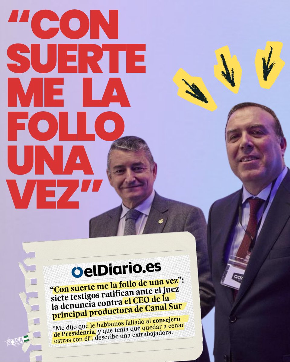 JSAndalucia's tweet photo. Ni el poder ni los cargos pueden ser un escudo.

Exigimos transparencia, protección para la víctima y responsabilidades. El PP andaluz no puede mirar hacia otro lado.

Tolerancia cero frente al acoso y las violencias machistas. https://t.co/Lu8spVY0jV