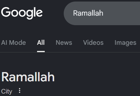 NYGovPress67's tweet photo. Hey @Google, why do *only* Palestinian cities not get labled as such?

Egypt, UK, Israel, Japan,... all fine.

But recognizing Palestine as Palestinian is too far? https://t.co/lRa35E34jh