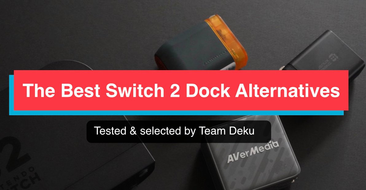 Nintendeal's tweet photo. I've spent the last few months thoroughly testing alternative Switch 2 docks in an effort to figure out which ones are the best and if they're safe to use

The best Switch 2 portable docks: https://t.co/kBe3KCmFUt

If you find this guide useful, please share it! https://t.co/l6eJMs7ExJ