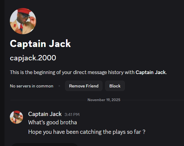 capjack2000's tweet photo. @robpizzola @goldenpants013 My impersonators tend to use dark-skinned emojis and sound nothing like me. I'm almost offended they didn't do more research. 😐 https://t.co/HFFcveIZhY