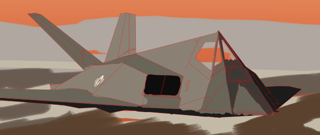 JaredTA21's tweet photo. funky plane, wip https://t.co/qwvn3XSsDn