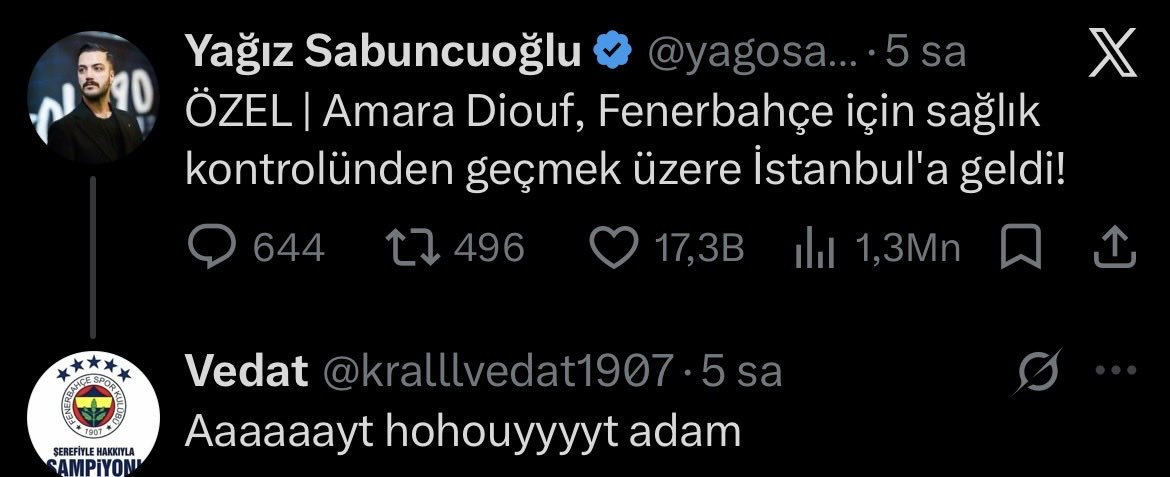 Tunahan#greenwoodFenere tweet media
