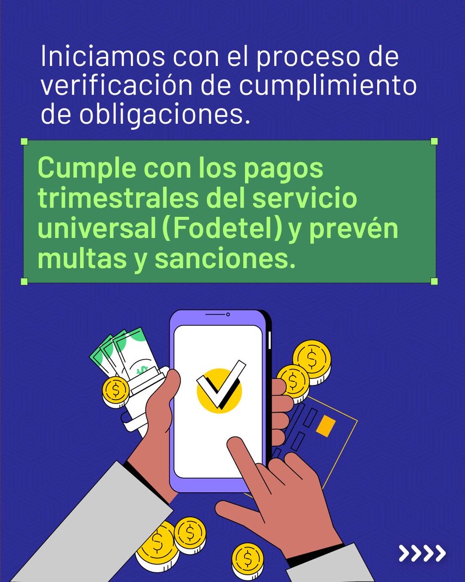 Arcotel_ec's tweet photo. 📡 ¡Que no se detenga tu servicio!

☝️Cumple oportunamente con tus obligaciones regulatorias y evita multas, sanciones o la ejecución de garantías.
✅ Declara con precisión. Cumple a tiempo. Opera con tranquilidad.
#elgobiernodelecuador #arcotel #tituloshabilitantes https://t.co/yiRTLPlHnN