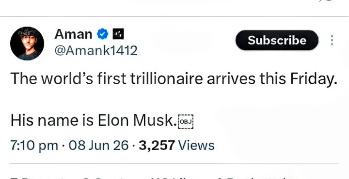 HeavyJay16's tweet photo. This is so INCREDIBLE😳😳😳😲😲😲,

Massive CONGRATULATIONS to you Sir @elonmusk,

Friday you make HISTORY🙌🙌🙌🇺🇸,

@elonmusk Can i actually WORK for you???.

#Trillionaire,
#SpaceX,
#Tesla,
#Starlink. https://t.co/o2sfzY54Co