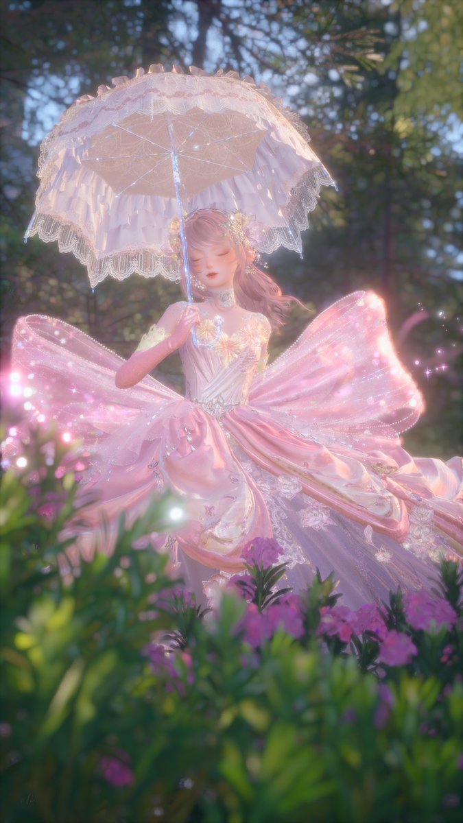 macaryun's tweet photo. 🌸🌸🌸

#InfinityNikki #インフィニティニキ https://t.co/S9S5s9fQs7