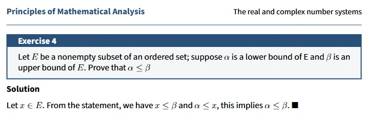 scratchbox2's tweet photo. Studying Rudin's Principles of Mathematical Analysis Exercise 4 - The real and complex number systems https://t.co/UbBaOhCNns