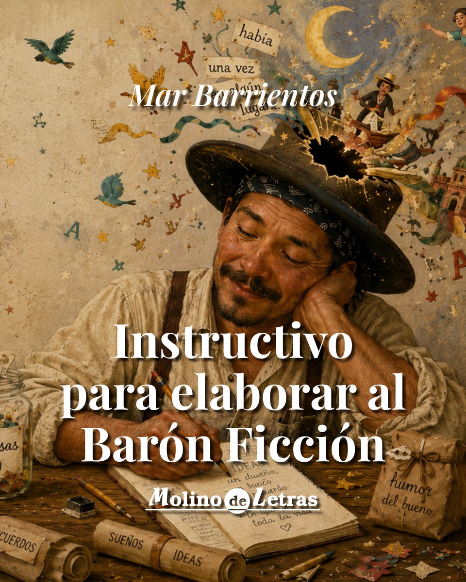 molinodeletras's tweet photo. Para elaborar al Barón Ficción hacen falta humor, ojos que vean más allá, historias fantásticas y una alegría que no se agote.

✍ Mar Barrientos 👇
https://t.co/5an7giwU9Z https://t.co/Yh0ULTJ2xy
