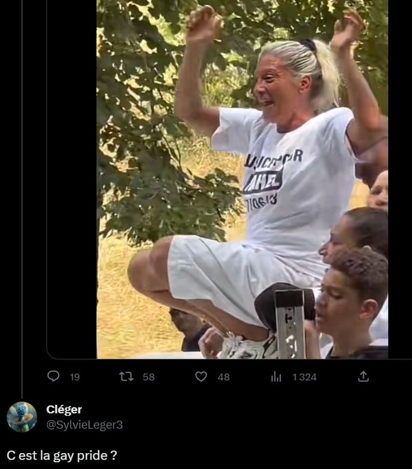 HietteLary's tweet photo. @Bruno_Attal_ La mère de Nahel après le décès de son fils... https://t.co/NflBpFael9