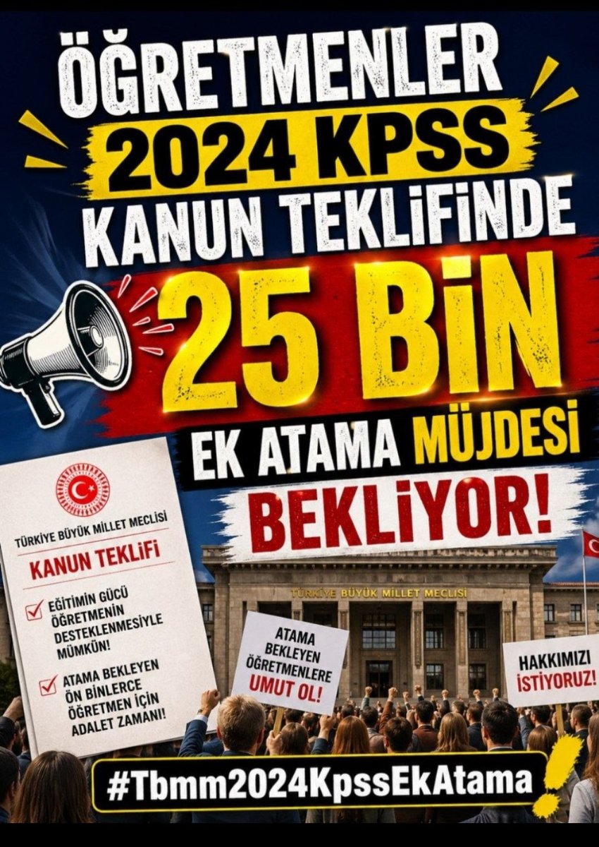 ogretmeniz_hey's tweet photo. @Mahmut__ozay Öğretmenler... Güzel haber...
2024 KPSS öğretmenleri olarak Yuksek puan da aldık...
Derece de yaptık
Binlerce Öğretmen Açığı Var...
İnanın iki yıla yaklaşıldı güzel habere muhtaç kaldık... Kendimizi degerli hissetmek istiyoruz. Görülmek istyrz
Ek atama müjdesi biz de istiyrz https://t.co/LWqoapVPEe