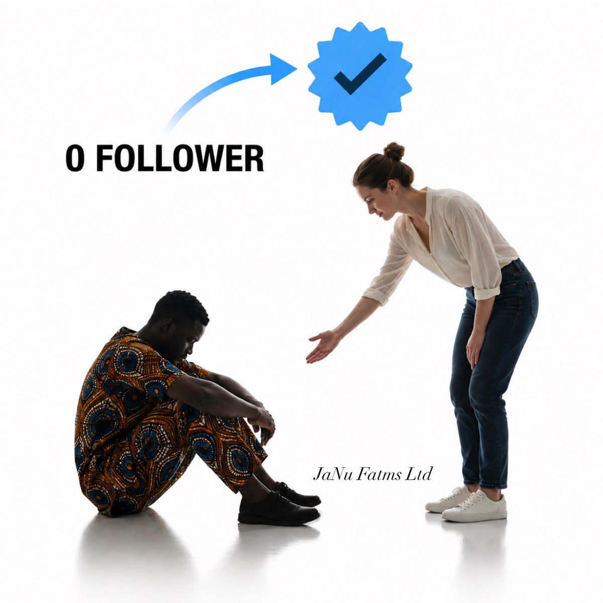 janufarms's tweet photo. Even if you have 0 followers,   

Just say hello,let’s follow you https://t.co/ltfRfaGQ8M