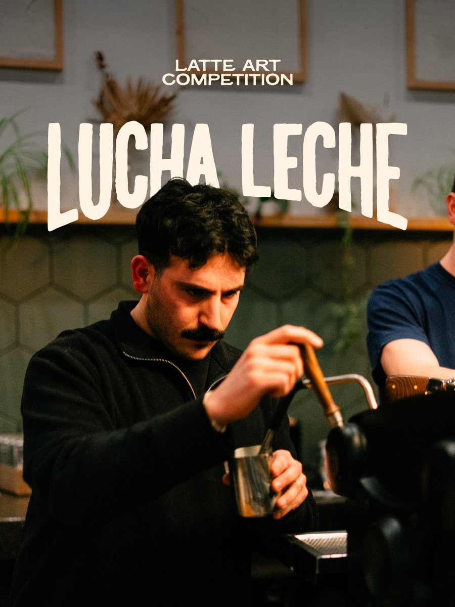 MundosRoasting's tweet photo. LUCHA LECHE!!! 

June 20 | 5pm | Mundos 305 | $15 buy-in

  Round TWO! Join us in the ring for a night of fierce competition! Whether you are a seasoned veteran, home barista, or want to pour latte art for the first time. Everyone is welcome. 

https://t.co/9I03wnSKBj https://t.co/lubolalrTE