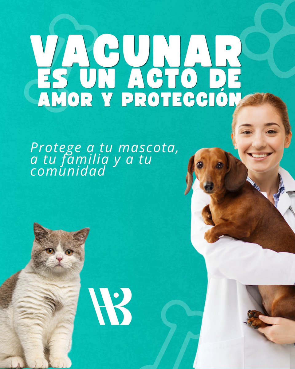 HospitalBaranoa's tweet photo. Vacunar a tus mascotas es un acto de amor y protección. Mantén al día su esquema para fortalecer sus defensas y prevenir enfermedades graves. ¡Cuida a tu familia y ama con responsabilidad! 🐾 https://t.co/gqFEfW6gpR