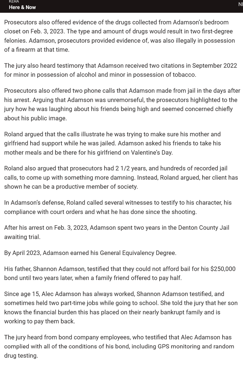 JTBlackstone's tweet photo. 🚨Black American Newz⚠️Texas hid this one Black people,Barely found it 🤔The murder of unarmed Black teen David Pleasant by White Men,Shot in the back of the head while running AWAY,Went to full Jury Trial and given 4 yrs plus back time awarded,Read the Transcript Black people,They found felony Drugs in Adamson's house and wasn't charged,Even illegal possession of a firearm   https://t.co/rIg2vGXUhJ I'm so sick of Black people with this "Love thy Enemy" bullshit  after they have killed your beloved family member,They hate the people that kill their people and will do everything to make sure they suffer as in Karmelo Anthony even though he was defending himself.