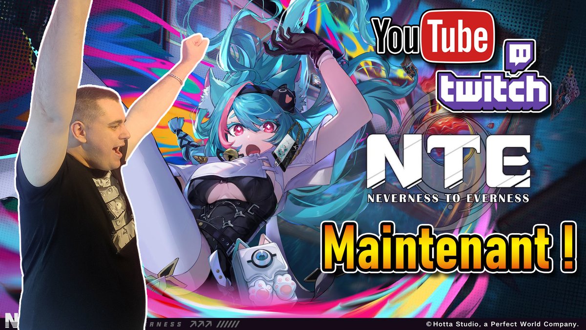 Rowmanow's tweet photo. Allez on va dès maintenant sur #NTE #NevernessToEverness direction la prison ! #NTEcreator

Twitch → https://t.co/a5JYSCeYCA
YouTube → https://t.co/oSn5q1WDxw https://t.co/iUBmEKv2ni