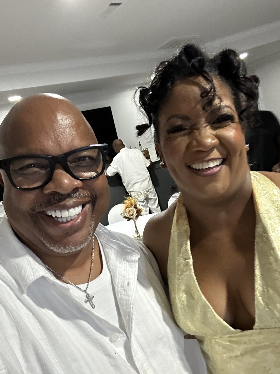 hurricanedave's tweet photo. I think the last time I had all-white on was 10 years ago, on the Tom Joyner morning show cruise. But when the invite says "dress code: white," well, you see what that is. 😎

Birthday shout-out to DD George

#canesrulesforsuccess 
#toastmasters 
#d213toastmasters https://t.co/DWF1qnZ2O3