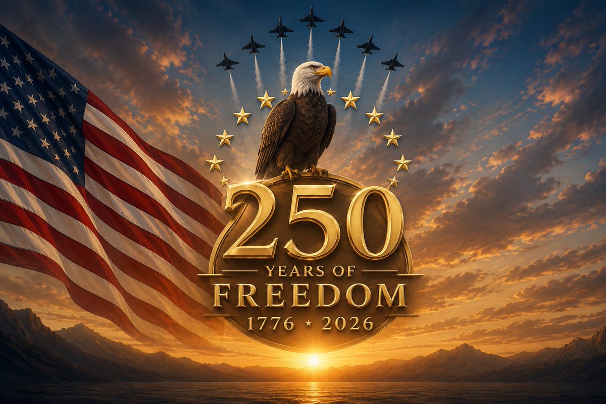 AlisonGieschen's tweet photo. @DonaldTrump @realDonaldTrump Here is a video I made for you for our 250 Anniversary!

America's 250th Anniversary Video
https://t.co/7P3RYL6qZz https://t.co/0A27pmUjVi