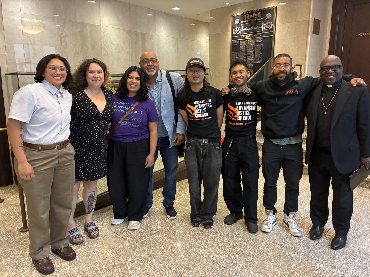 endmoneybond's tweet photo. Yesterday, our members turned out to meetings of Chicago City Council &amp; the Cook County Board of Commissioners on pretrial reforms.  

We are grateful for the opportunity to lift up the success of the Pretrial Fairness Act before these hearings. https://t.co/M8Rf70HVB6