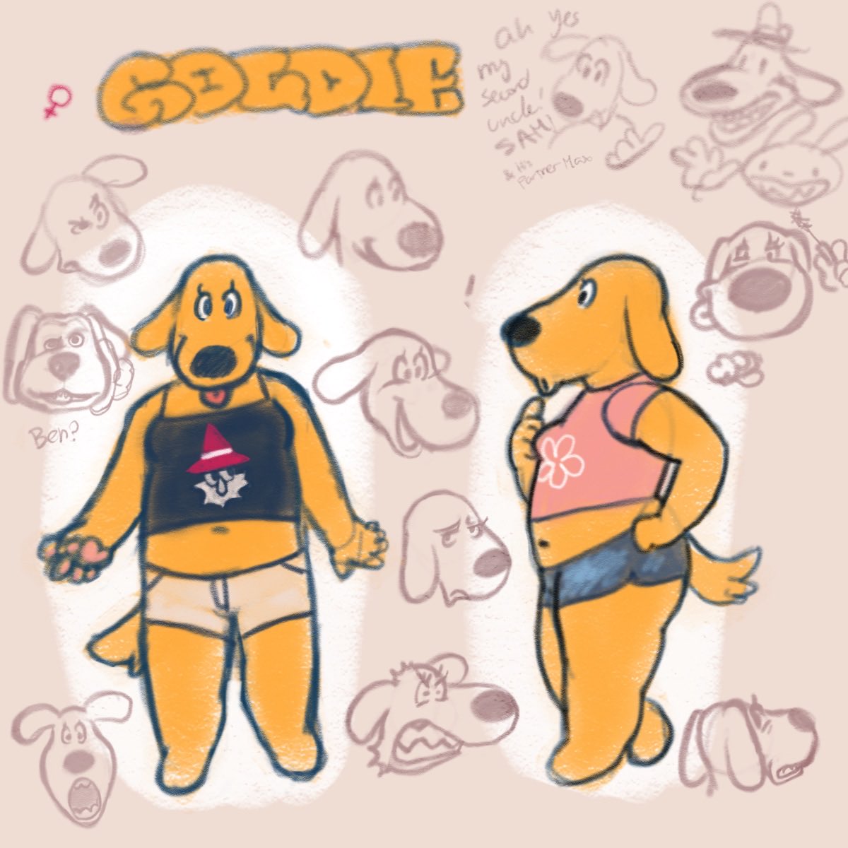 Dv_draws's tweet photo. Captions are hard
Goldie who is part of the goldie and honey duo.
Honey page coming soon https://t.co/N5LjRAA749