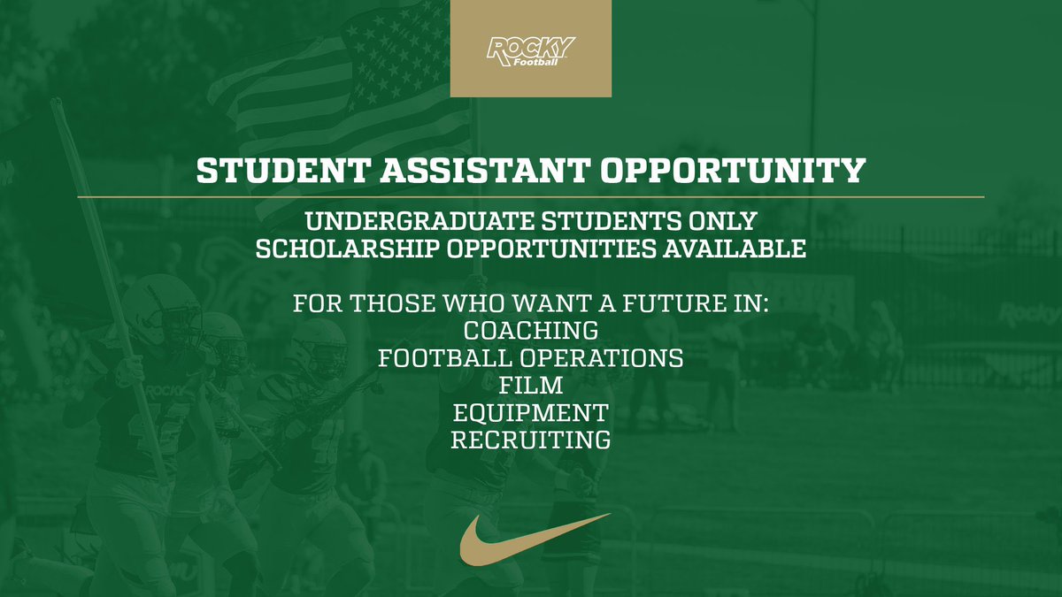 CoachNolanB's tweet photo. 🚨 STILL LOOKING FOR A COLLEGE FOOTBALL OPPORTUNITY? 🚨

Rocky Mountain College Football is actively looking for 2026 prospects who want to continue their playing career this fall.

We also have opportunities available for undergraduate students interested in supporting the program as student assistants in recruiting, operations, film, equipment, and coaching.

✅ Scholarship opportunities available
✅ Undergraduate student assistant positions available

📩 DM me for more information.

#BuildTheDen #GoBattlinBears @Rocky_Football