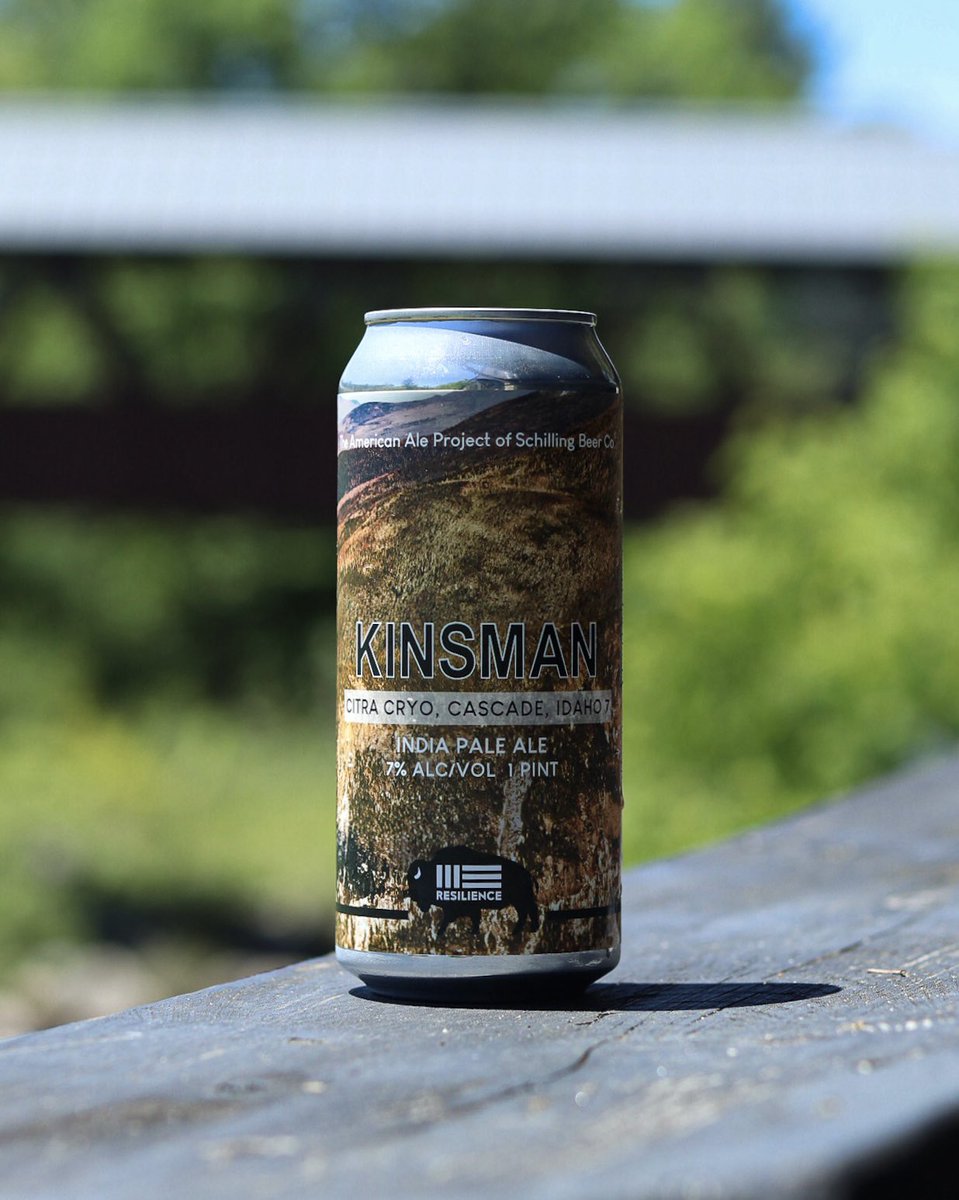 SchillingBeer's tweet photo. Kinsman IPA, named for the iconic Kinsman Range and waterfalls of the White Mountains, is hopped with Citra Cryo, Cascade &amp; Idaho 7. Notes of apricot, citrus, berries, mango &amp; tropical fruit balance a refined bitterness. 7% ABV. Returns Friday. https://t.co/c03yvlJ7nH
