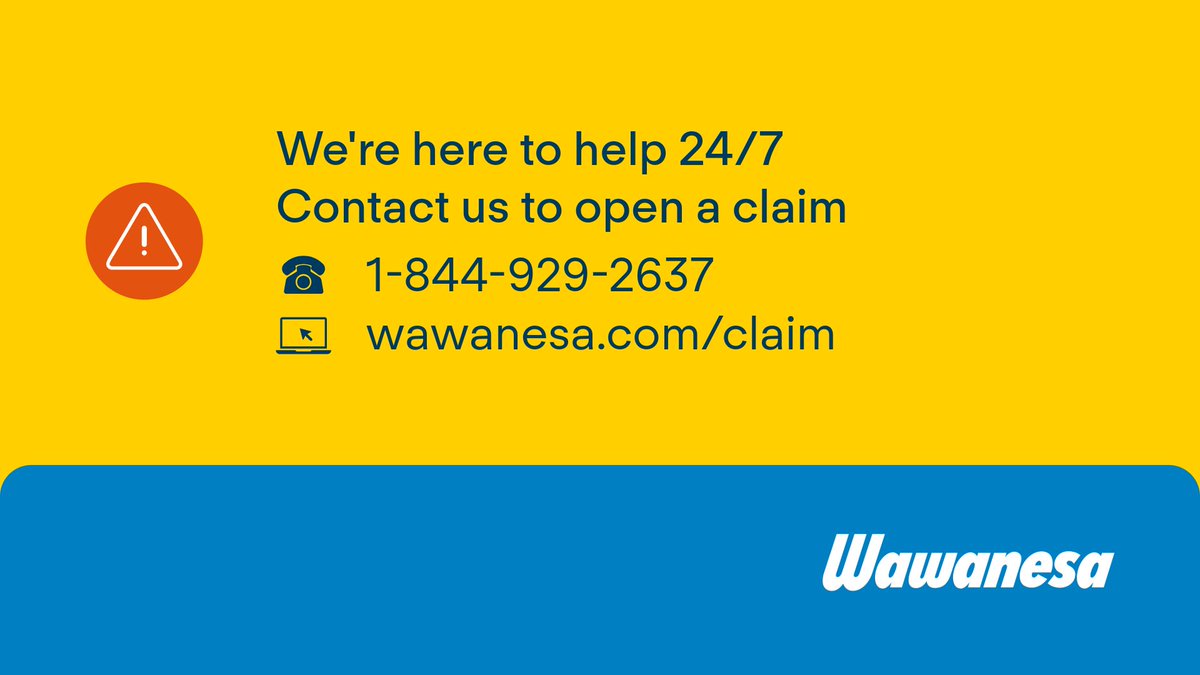Wawanesa's tweet photo. We're here to support our members affected by ​
the hail, wind and rainfall in areas of Manitoba and Saskatchewan.​
​
We're available 24/7 at 1-844-929-2637 or online at https://t.co/Z7jYIZ4vFF.
​
We appreciate your patience, as claim volumes may be high.​
​
#mbstorm #skstorm https://t.co/Nbm4rewPkV