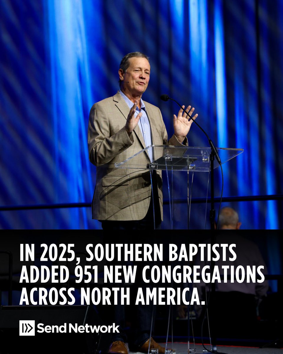 sendnetwork's tweet photo. This includes 699 new church plants — the most we have seen in a single year since 2016 — along with 93 replants, 32 new campuses, and 127 new affiliations.

With this growth, Southern Baptists have now planted more than 12,000 new churches since 2010!

Each of those new churches is a place where someone who did not know Jesus last year can hear the gospel this Sunday.

Through Send Network, we hosted 49 assessment retreats and welcomed 456 new planters to orientation.

Our Sending Labs and Residency Builders trained 1,802 leaders from 1,111 churches.

“Planters don’t fall out of the sky. They come out of healthy, sending churches that decided to raise them up on purpose.” 
– @kevezell 

A family of churches planting churches everywhere for everyone!