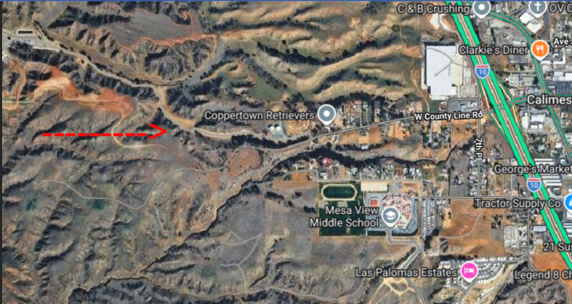 engineco16's tweet photo. #LineFire 5 additional any type engines immediate need and 5 additional type 3 engines requested. This area to the east could be threatened shortly. #Calimesa @CALFIRERRU https://t.co/dAw1gq1qry