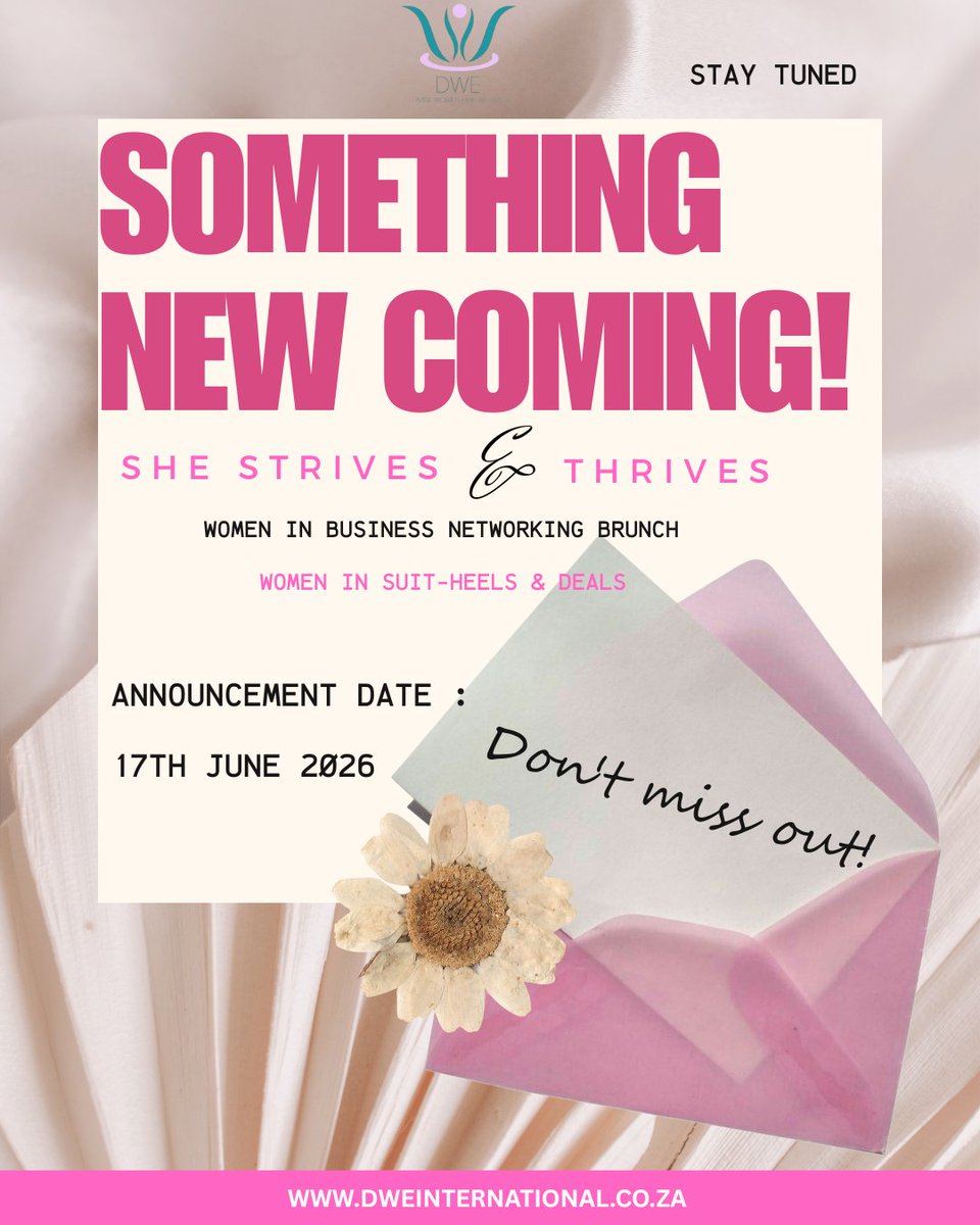 DivineEmpower's tweet photo. SOMETHING AMAZING.  SOMETHING NEW. COMING SOON… ✨
Can you guess what it is, Thriving Queens? 👠💼

A new chapter is unfolding for women in business… 👠💼

The vision is expanding. The experience is evolving. And the movement is growing stronger than ever before.🌸 https://t.co/Erxv0vfqma