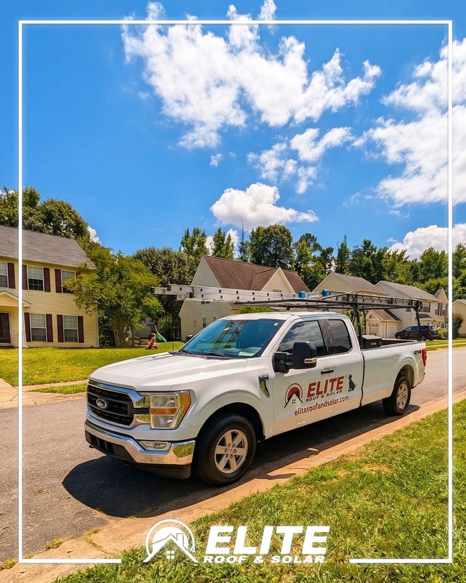 EliteSolarRoof's tweet photo. See one of our trucks in your neighbor's driveway? 

Your neighbors are getting top-notch protection for their home, are you? Experience the Elite difference, reach out today and let’s elevate your roof together!

📞  (855) 980-ROOF (7663)
🌐  https://t.co/Qwes3usYuu https://t.co/2qDVp9dple