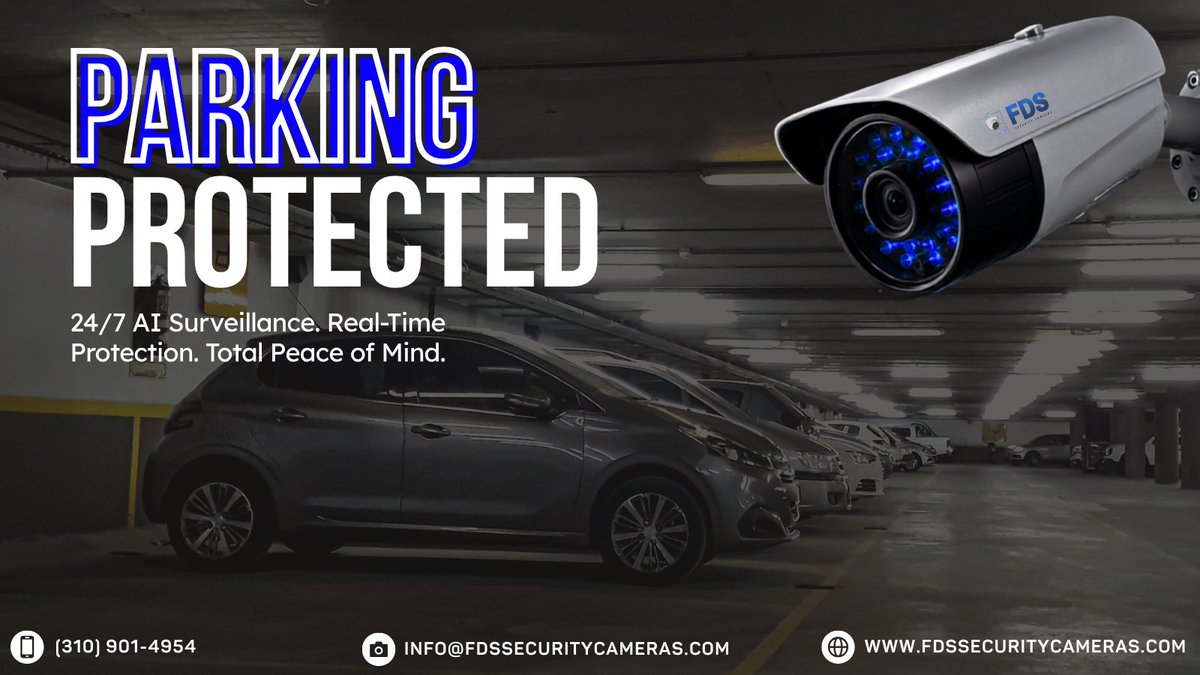 cctv_la's tweet photo. 🚘🏢 Parking Protected

Trusted security cameras installation los angeles, cctv installation near me, &amp; commercial security camera installation.

📍 https://t.co/RNhS6TPa5b
📞 (310) 901-4954
📧 info@fdssecuritycameras.com
#ParkingSecurity #SecurityCameras #VideoSurveillance https://t.co/8KdtrmMdkZ