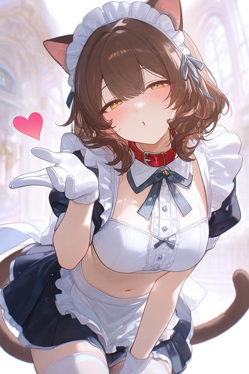 Emmy the Catgirl Maid 2DFD tweet media