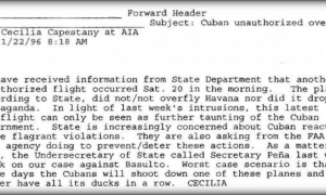 InfAvilmat's tweet photo. Correos electrónicos, memorandos y comunicaciones revelan la insistencia del Gobierno cubano a las autoridades estadounidenses, para que cesaran los sobrevuelos a la Isla.
@PaulinoPrezVie1
@KSantile
#Avilmat https://t.co/uRT6lUdaiK