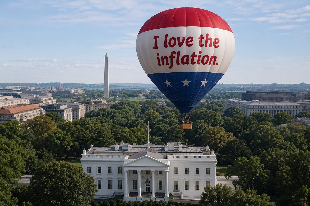 uhgrad90's tweet photo. #Trump #inflation #WhiteHouse  #hotair https://t.co/knZroo1eM2