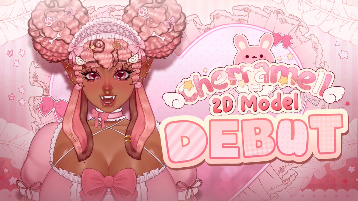 cherramell_'s tweet photo. TODAY IS DEBUT DAY!! 🍮🩸
your princess is waiting for you ♡

come and keep your princess company during her 2d model debut + celebrate her 2nd year streaming anniversary!! 

tonight?!🕛10 pm est • 7 pm pst https://t.co/gSRx5ObmJs