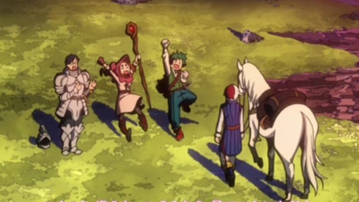 Silanotes1's tweet photo. I would LOVE seeing scenes of  Izuku squad in fantasy AU https://t.co/awI5zm8Vpp