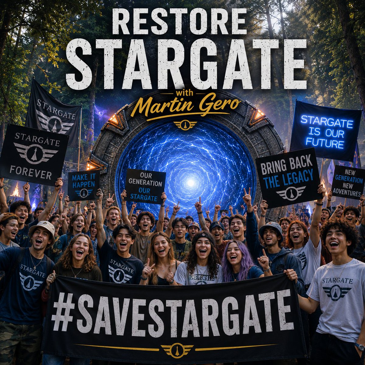 SGAGateBuilder's tweet photo. Just fix the decision. We all make mistakes but you can fix this if you act now. @AmazonMGMStudio @MichaelShanks #savestargate https://t.co/NxPJqWLber