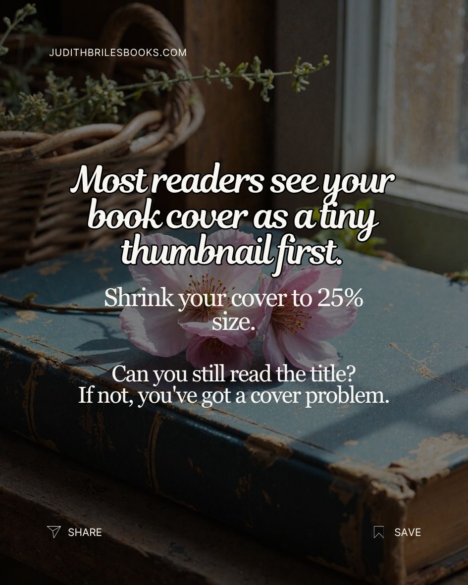 mybookshepherd's tweet photo. Most book buyers first see your cover as a tiny image on Amazon. It needs to pop, be readable, and demand a click.
It's one of the many blunders authors make—and one that's easy to fix.
https://t.co/uyj6mAzZfO
#BookPublishing #AuthorTips #BookMarketing #SelfPublishing https://t.co/rtUmR0jIFC