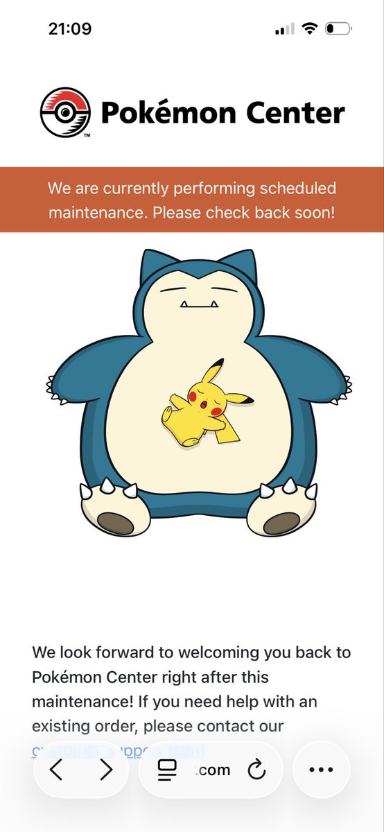 Bandit319347's tweet photo. @GemJones575863 @pokemondealsuk Maintenance comes after queueing again https://t.co/UsZeNZyOCd