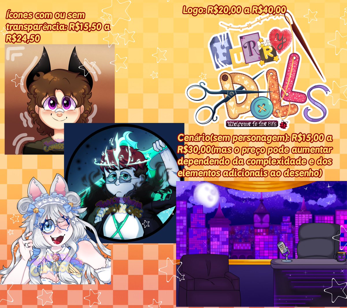Thalya_the_oc's tweet photo. Oi oiiiii, eu sou a Thalya e eu venho aqui apresentar o meu trabalho de comissões digitais! Meu serviço de comissão funciona por pagamento de metade por metade até o final do desenho!★‧₊
#comissão #art #artista #desenho #comission #digitalart https://t.co/aq4iVvZiNp