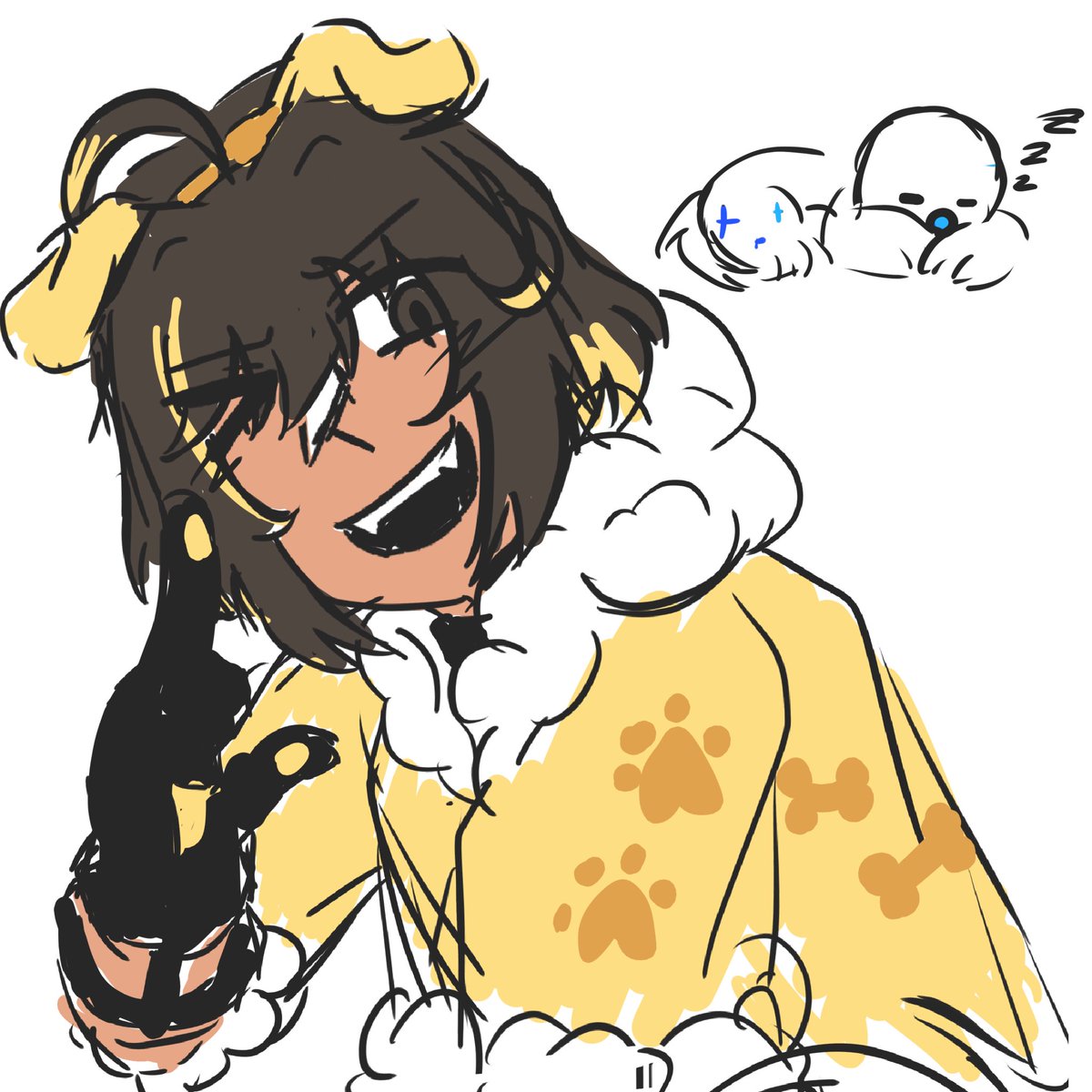 1perplexed1's tweet photo. Rushed Eimi doodle so I can actually post something Doggo-related today https://t.co/LVrFFSUz0S