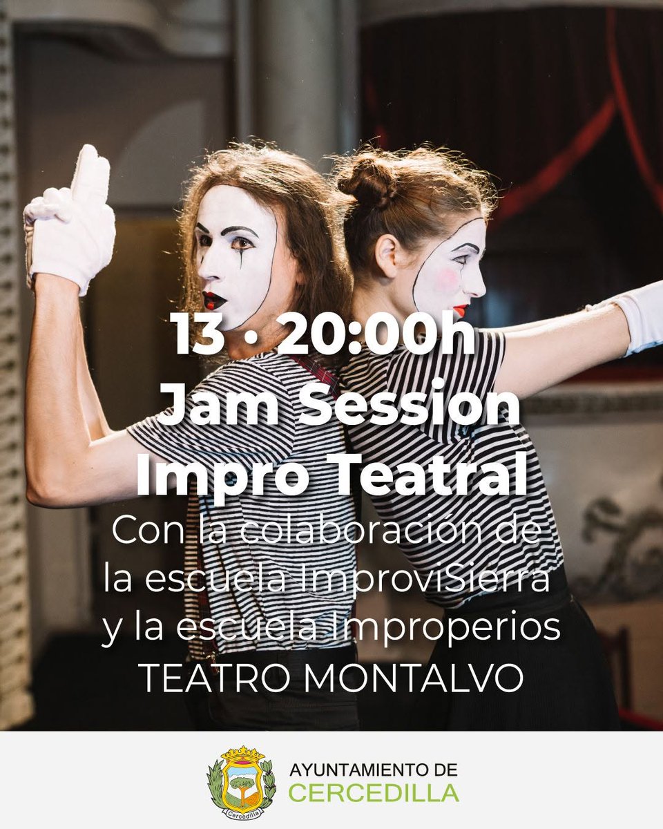 PolloCercedilla's tweet photo. 🎭🎤 ¡Llega el Fin de Semana Cultural de El Montalvo! 🎸🎶
Este fin de semana, El Montalvo se llena de música, teatro e improvisación con una programación para todos los públicos

#AyuntamientodeCercedilla https://t.co/K543ZcN5Nd