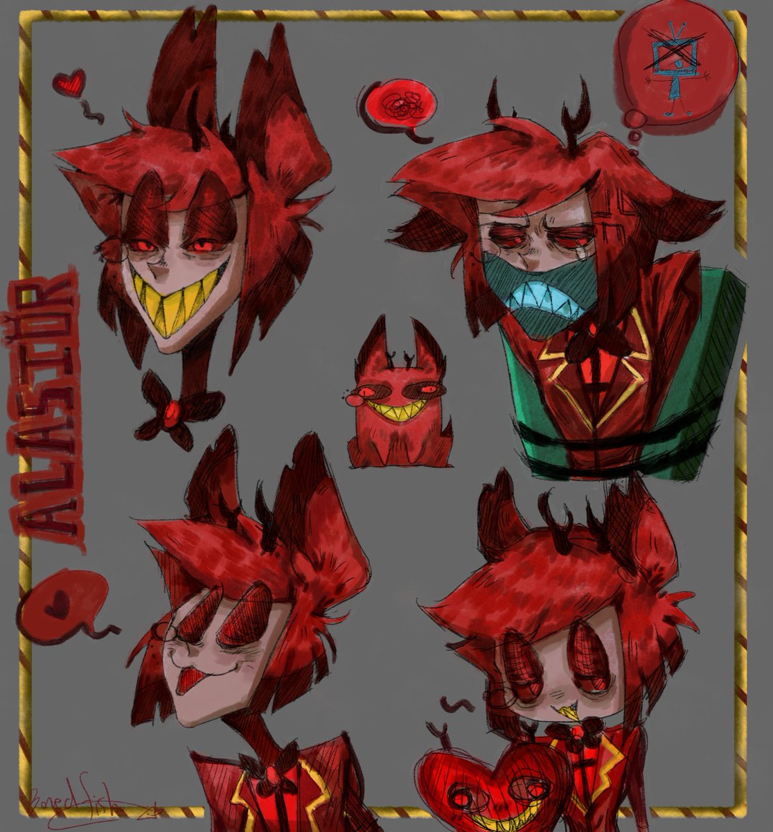 BoredFish_XY's tweet photo. #alastor #hazbinhotel #radiodemon

♡ ALASTOR ♡  

(I'm bored, I don't know what to draw. https://t.co/JDd3hz1Uoy