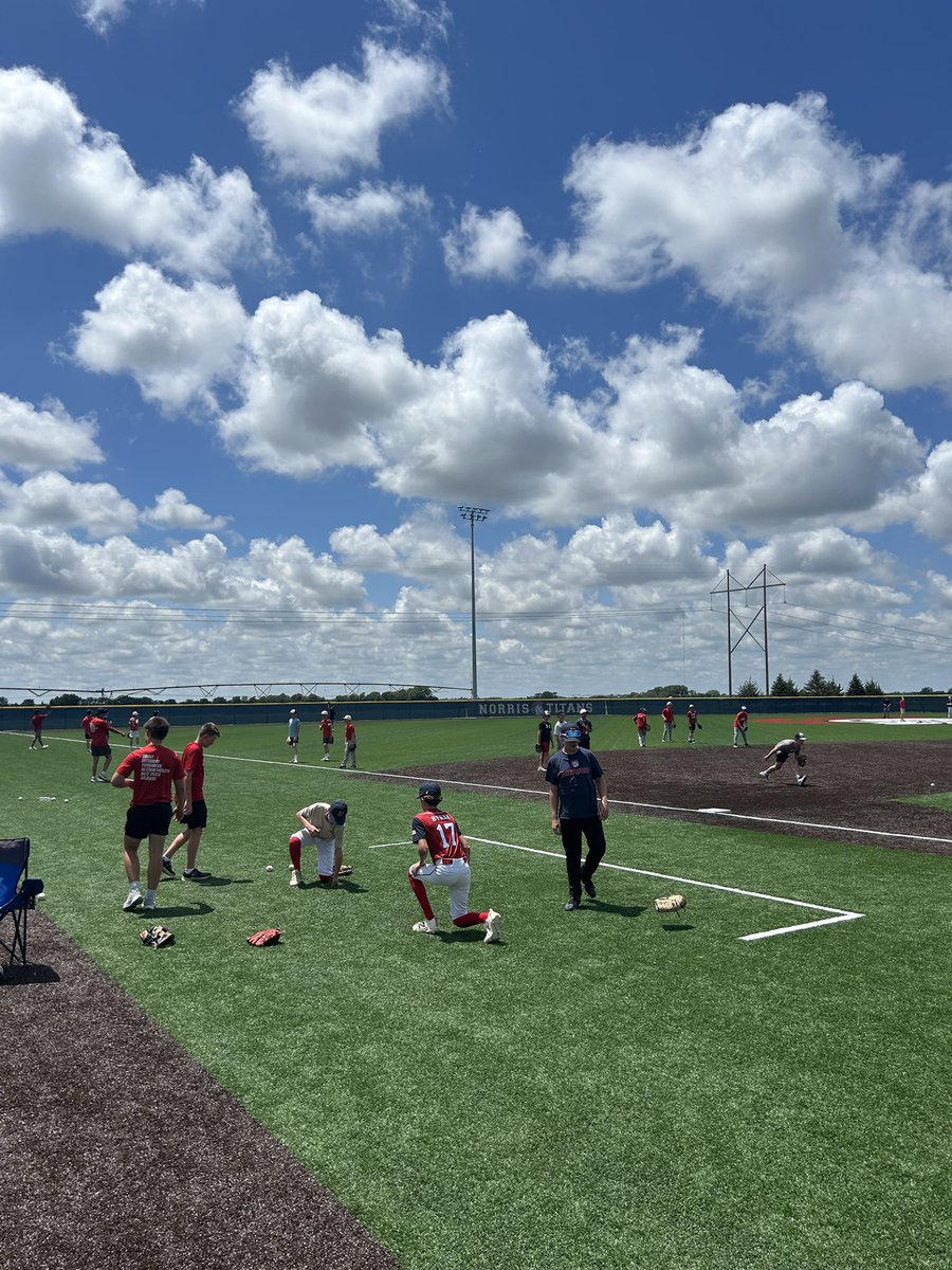 Norris_Baseball's tweet photo. We set a record with over ⚠️90⚠️ campers in grades 4-9 who got better this week! 

Thank you to the families for finding a way to get them there each day!

Shout out to our HS athletes and coaches for all their help. https://t.co/lBiSB46buq