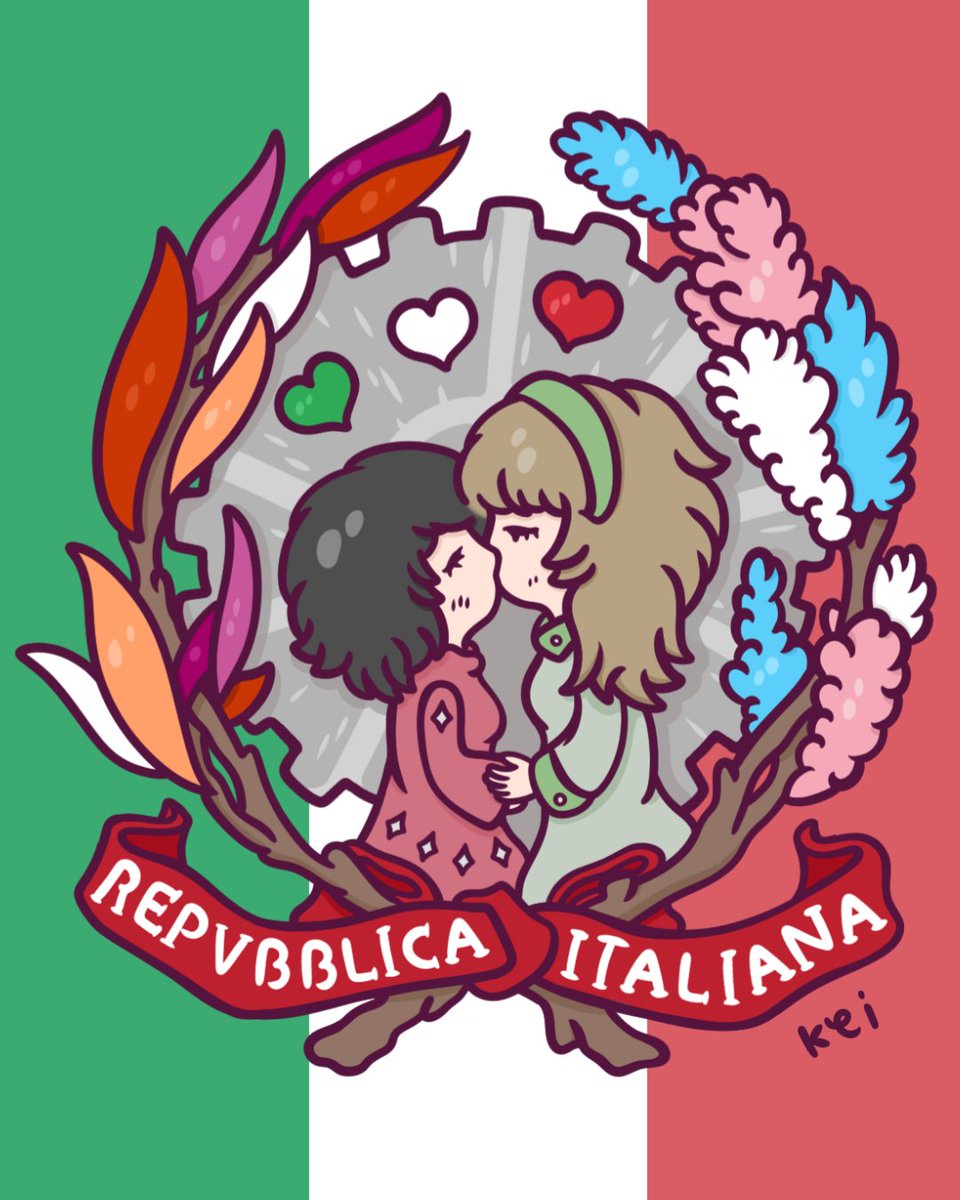 keid_kei's tweet photo. The Italian flag has many meanings🤔🇮🇹 https://t.co/XuEYuuOAh8