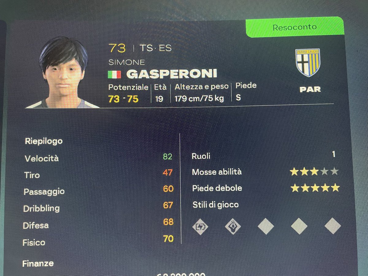 bernabeism0's tweet photo. @Fvaancy Regen di Gasperoni su FC26 trovato https://t.co/xrsa3HH6wn