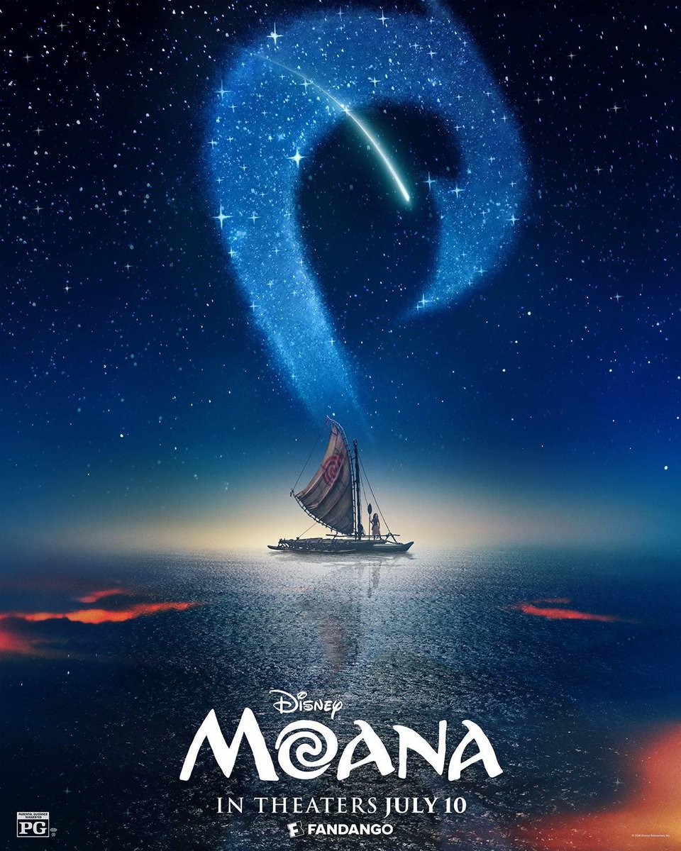 TheSnapReportt's tweet photo. New Fandango, 4DX, ScreenX, and RealD 3D for ‘MOANA’ live-action has been released.

Starring Catherine Lagaʻaia, Dwayne Johnson, John Tui, Frankie Adams, and Rena Owen.

In theaters July 10. https://t.co/PCQJIWmDfZ