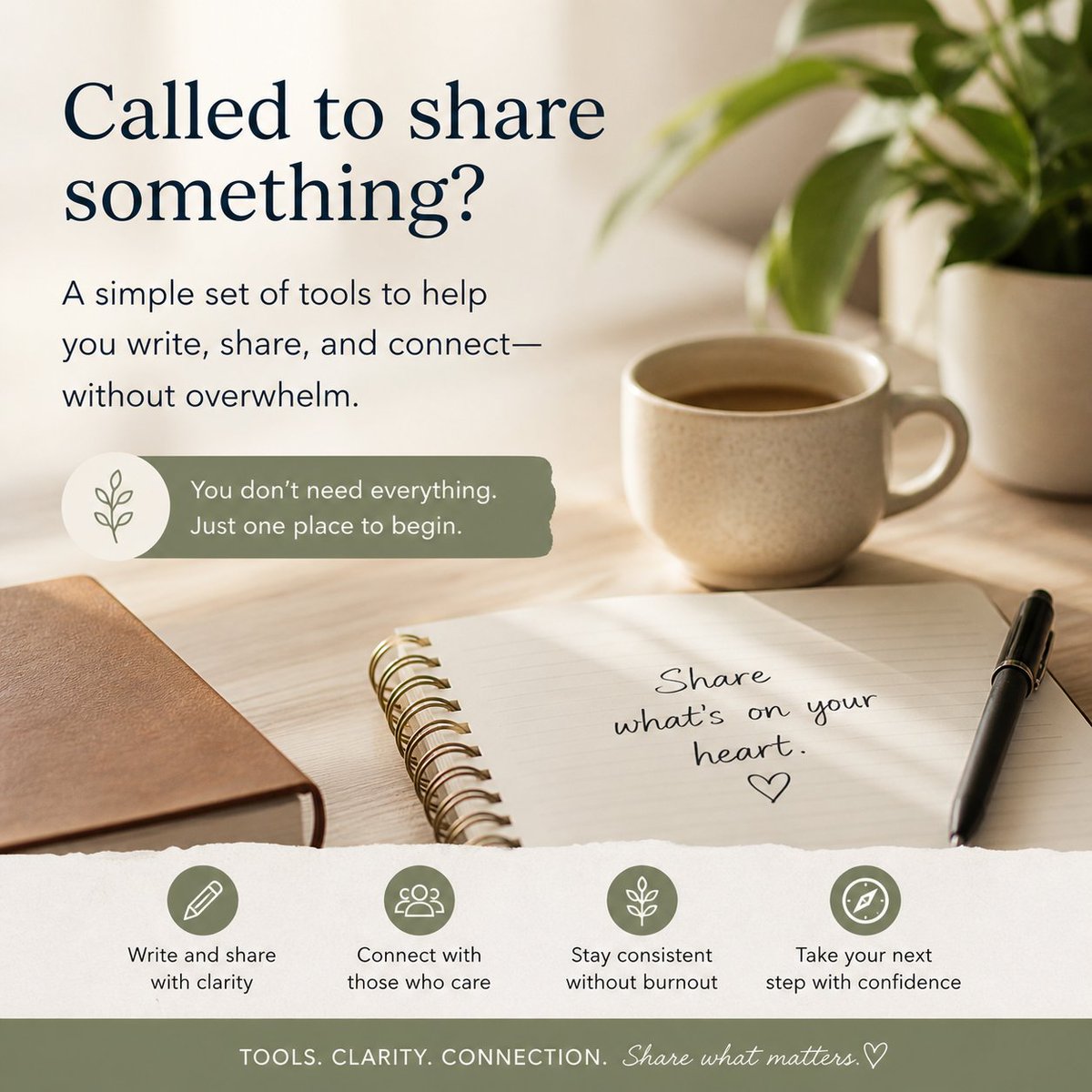 richlewis01's tweet photo. If God has placed something meaningful on your heart to share…

you do not need to figure it all out today.

You do not need every tool.
You do not need the perfect plan.
Start simple.

Choose one tool.
Take one step.
Share what may help someone.

https://t.co/3ldRvt3nJr https://t.co/R4E2nMLGAJ