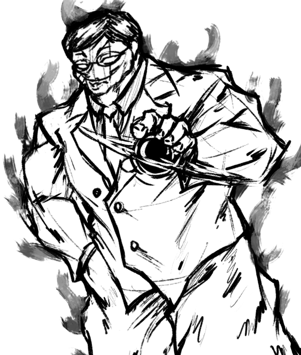 Keyaruki_S's tweet photo. Hanayama Sketch #Baki https://t.co/dVXnBhcpfP