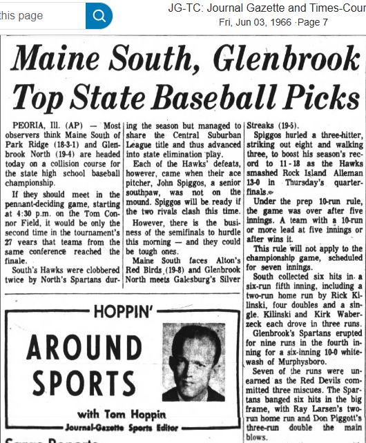 Dion_JTsports's tweet photo. A look at some of the out-of-area newspapers during @MaineSouthBases last run at state in 1966. https://t.co/lMVnHSNZpi